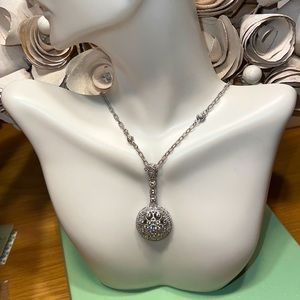 Gorgeous Judith Ripka necklace with enhancer.